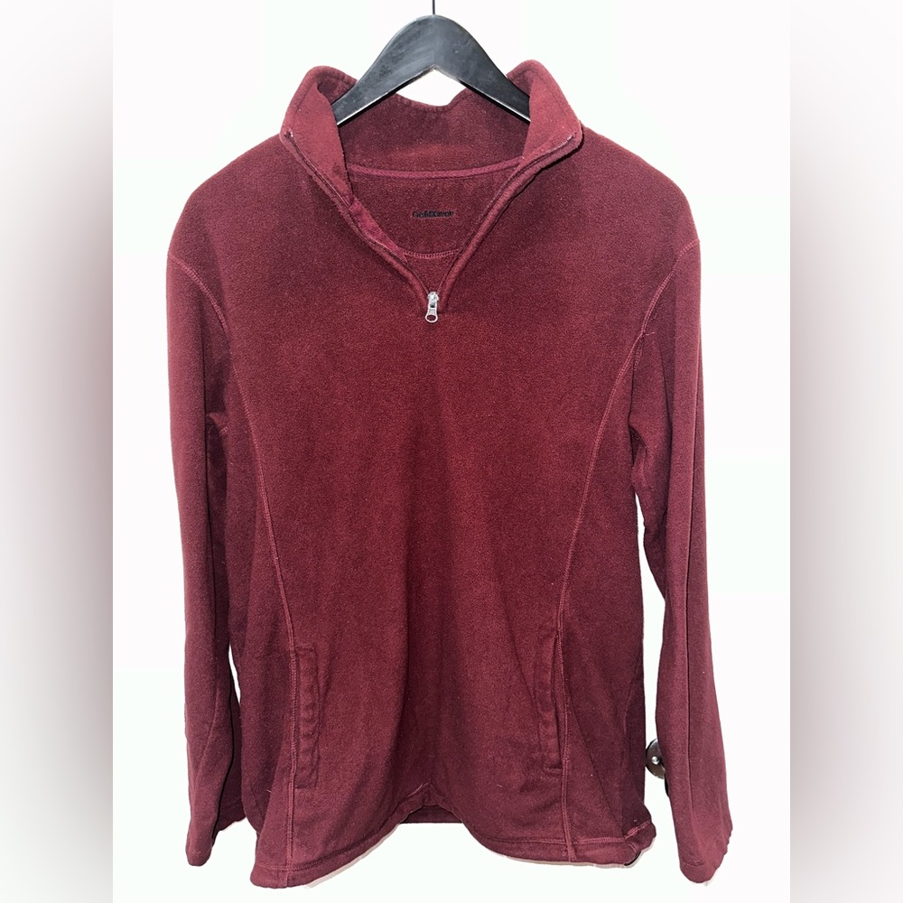 MENS CROFT & BARROW FLEECE PULLOVER LARGE-TALL